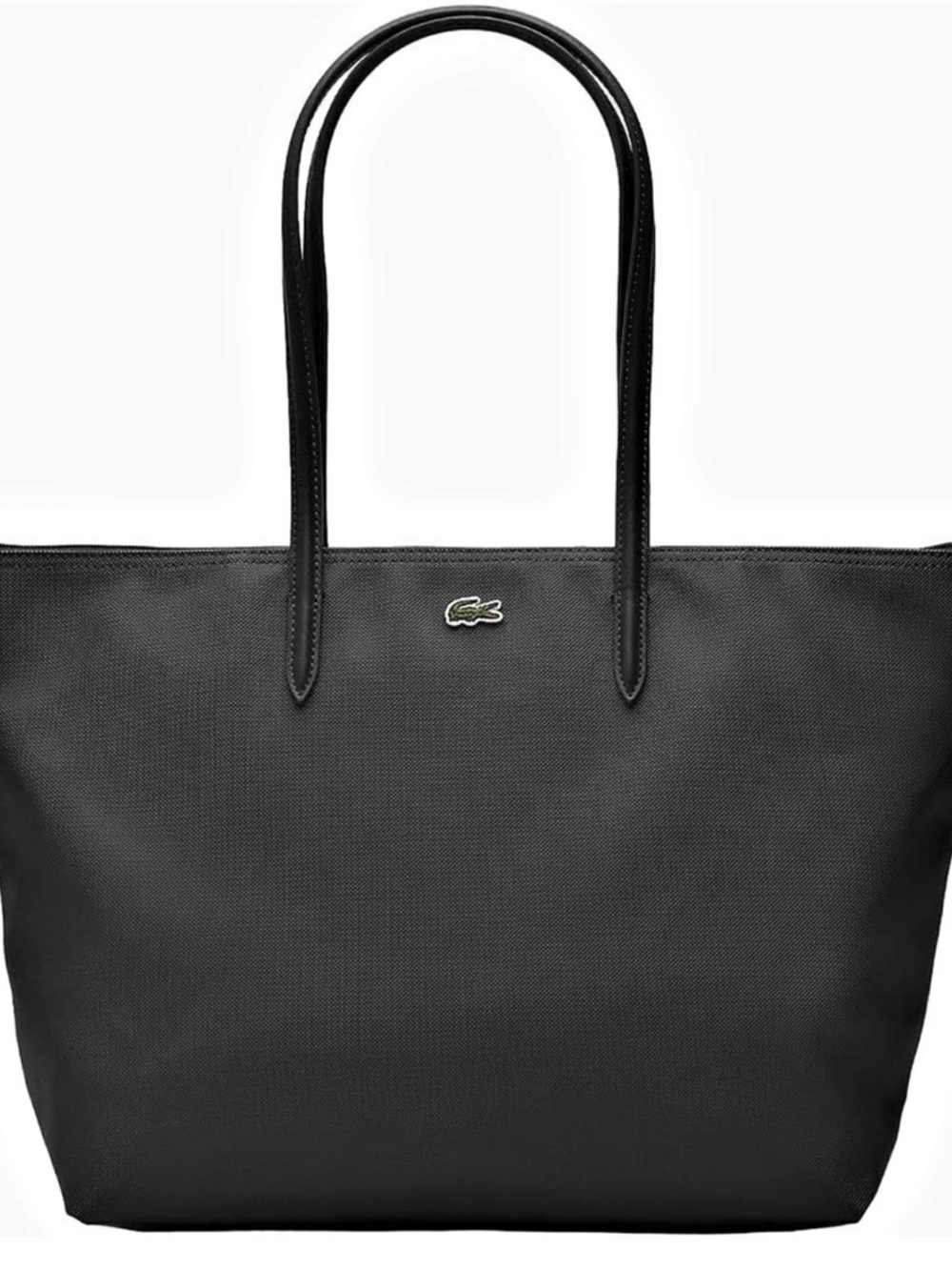 Lacoste Travel Shopping Bag Black Tote NWT